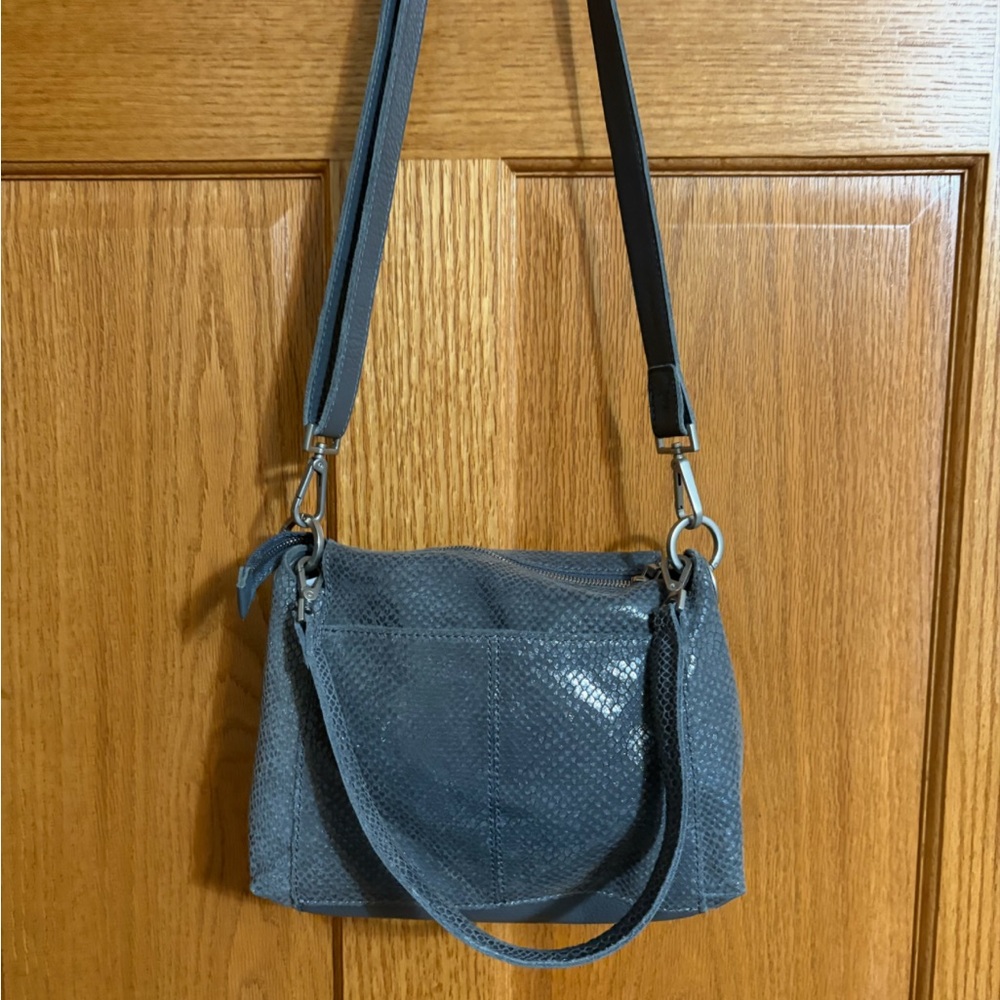 Hammitt Gray Crossbody Bag with Silver Accents - Picture 2 of 6